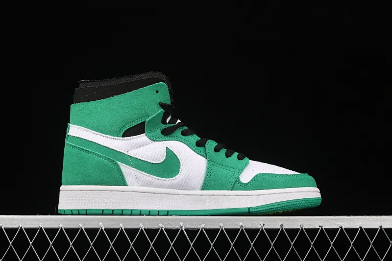 All categories Air Jordan Jordan series basketball shoes Air Jordan 1 High G version Air Jordan 1 Zoom CMFT "Stadium Green" AJ1 Joe 1 white and green stitching CT0978-300
